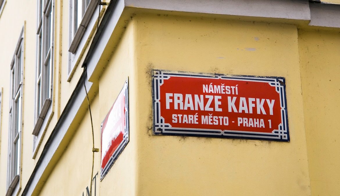franz kafka sign prague